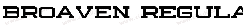 Broaven Regular字体转换 Broaven Regular字体转换